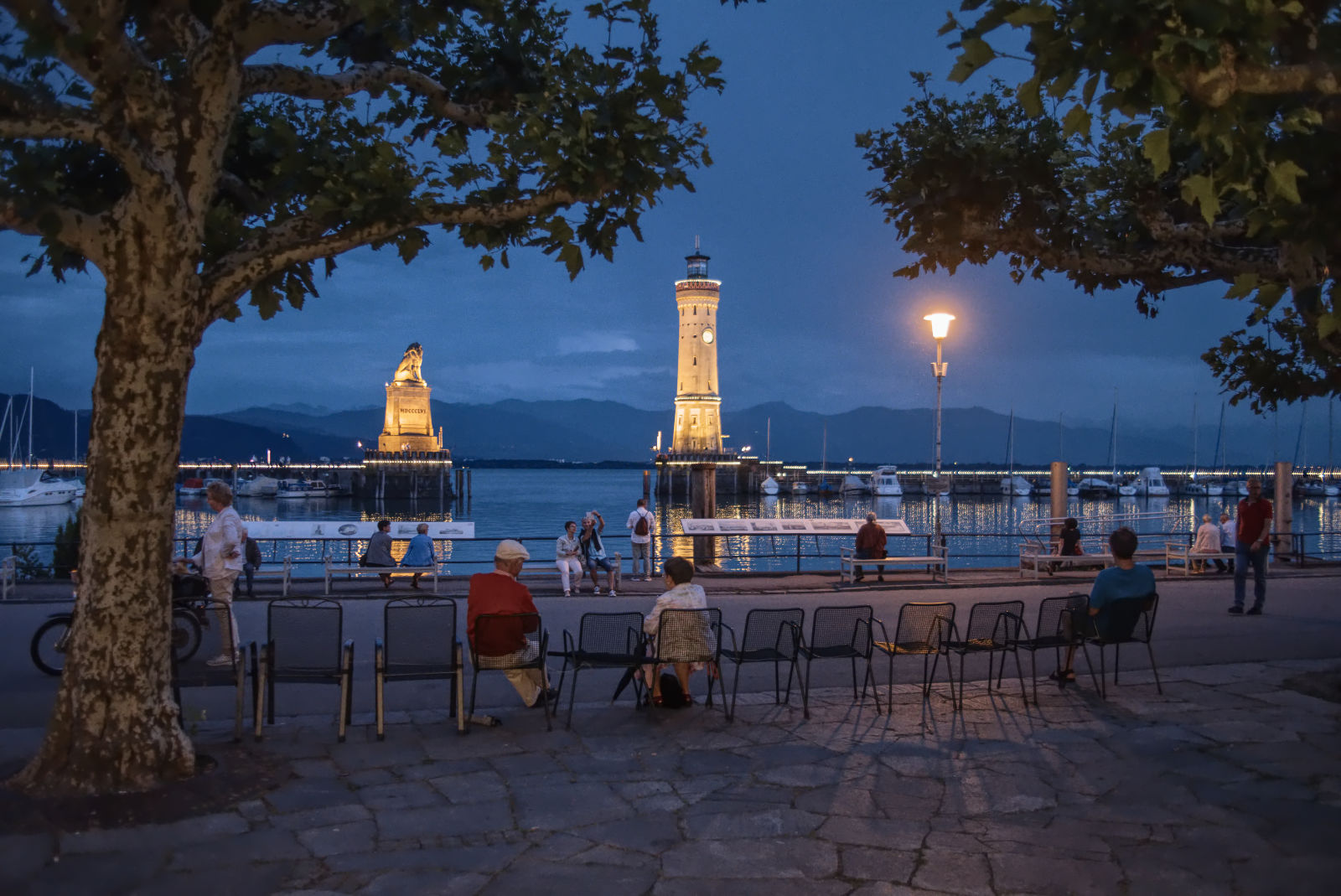 Feierabend im Lindauer Hafen