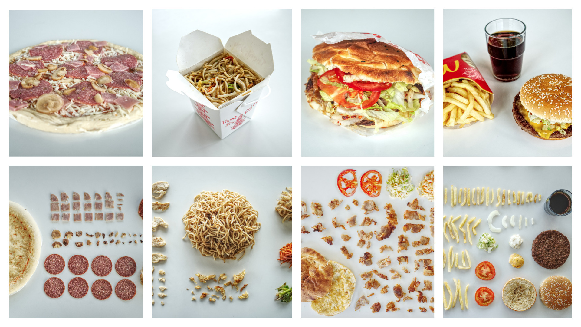 Fotoserie: Fast Food aufgeräumt